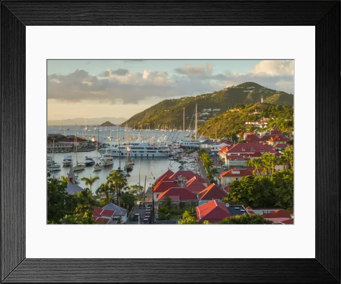 Framed Print : French West Indies, St-Barthelemy, Gustavia, Gustavia Harbor Framed Print : French West Indies, St-Barthelemy, Gustavia, Gustavia Harbor