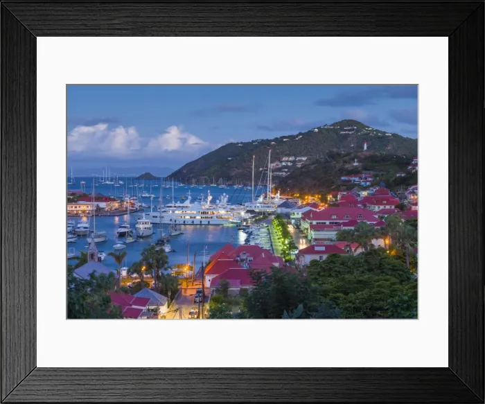 Framed Print : French West Indies, St-Barthelemy, Gustavia, Gustavia Harbor Framed Print : French West Indies, St-Barthelemy, Gustavia, Gustavia Harbor