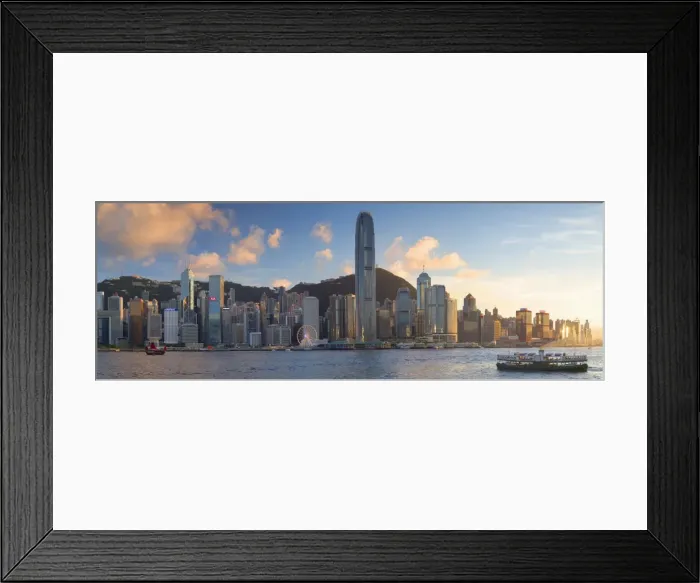 Framed Print : View of Hong Kong Island skyline, Hong Kong, China Framed Print : View of Hong Kong Island skyline, Hong Kong, China