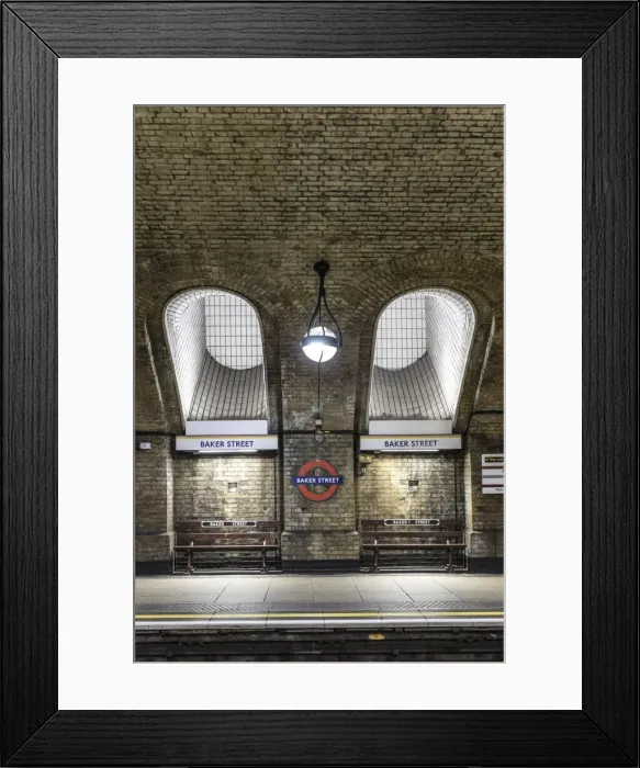 Framed Print : Baker Street Underground station, London, England, UK Framed Print : Baker Street Underground station, London, England, UK