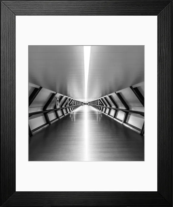 Framed Print : Crossrail station, Canary Wharf, London, England, UK Framed Print : Crossrail station, Canary Wharf, London, England, UK