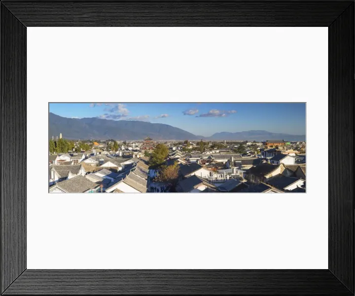 Framed Print : View of Dali, Yunnan, China Framed Print : View of Dali, Yunnan, China
