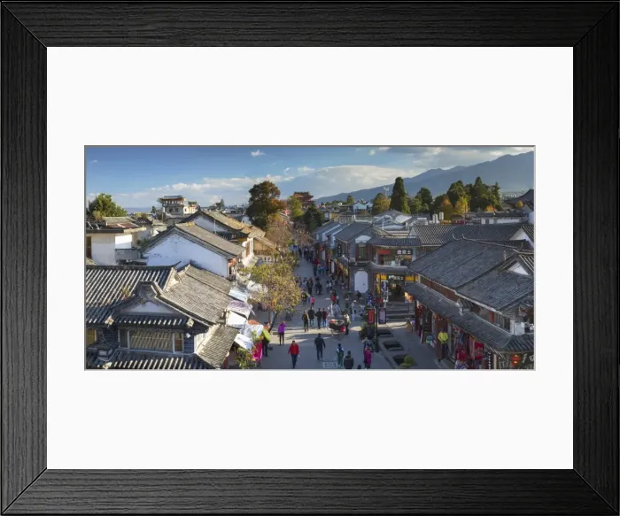 Framed Print : View of Dali, Yunnan, China Framed Print : View of Dali, Yunnan, China