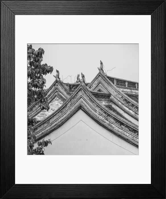 Framed Print : Xitang, Zhejiang Province, Nr Shanghai, China Framed Print : Xitang, Zhejiang Province, Nr Shanghai, China