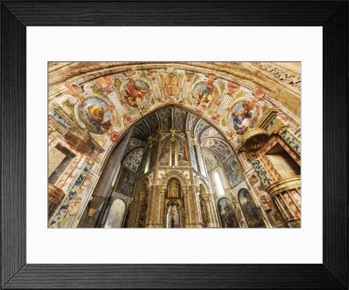 Framed Print : The Charola, with its origin in the 12th century, was the Templar Knights oratorium Framed Print : The Charola, with its origin in the 12th century, was the Templar Knights oratorium