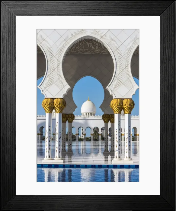 Framed Print : Sheikh Zayed Mosque, Abu Dhabi, United Arab Emirates Framed Print : Sheikh Zayed Mosque, Abu Dhabi, United Arab Emirates