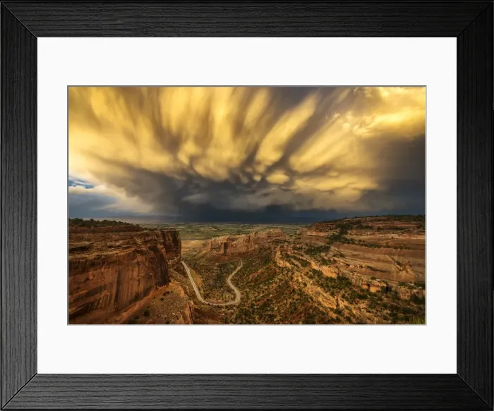 Framed Print : USA, Colorado, Mesa County, Colorado National Monument