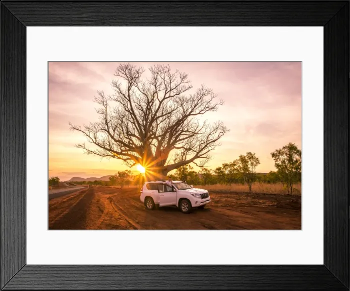 Framed Print : The Kimberley, typical western australia landscape. Baobab trees Framed Print : The Kimberley, typical western australia landscape. Baobab trees