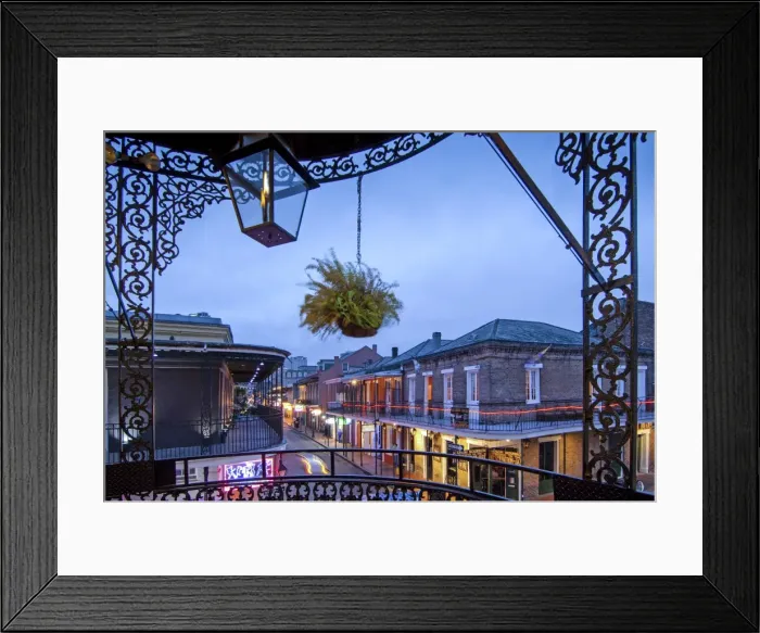 Framed Print : Louisiana, New Orleans, French Quarter, Bourbon Street Framed Print : Louisiana, New Orleans, French Quarter, Bourbon Street
