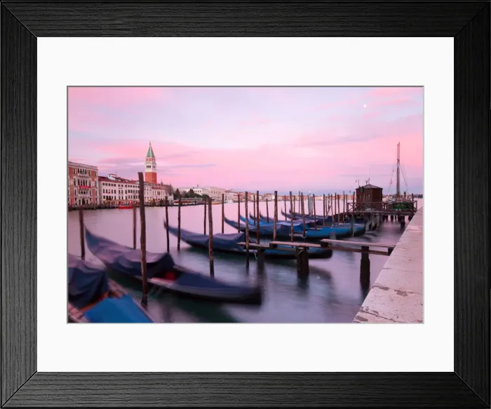 Framed Print : Grand Canal of Venice at sunset, Veneto, Venice district, Italy Framed Print : Grand Canal of Venice at sunset, Veneto, Venice district, Italy