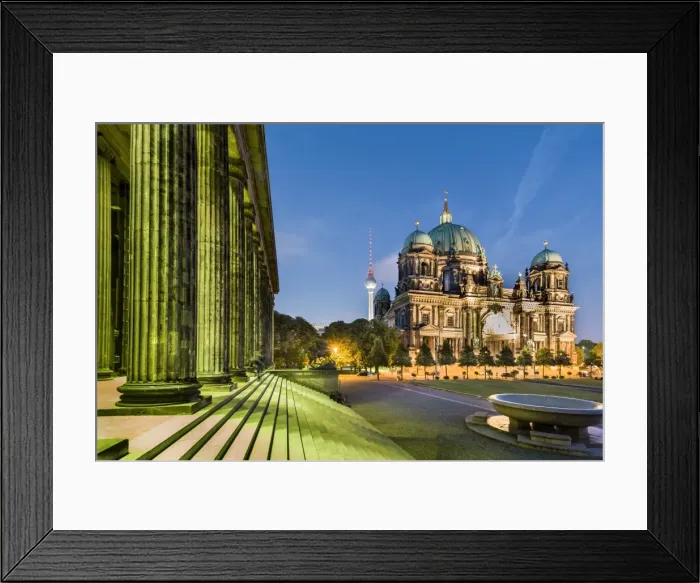 Framed Print : Altes Museum and Berlin Dom, Berlin, Germany Germany Framed Print : Altes Museum and Berlin Dom, Berlin, Germany Germany