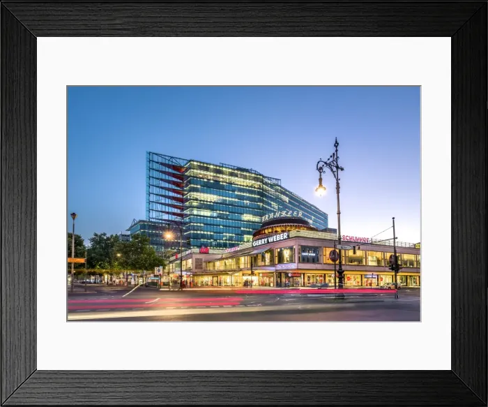 Framed Print : Kranzler Eck, Kurfurstendamm, Berlin, Germany Framed Print : Kranzler Eck, Kurfurstendamm, Berlin, Germany