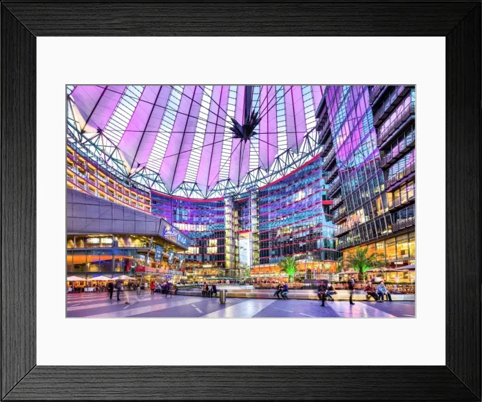 Framed Print : Interior, Potsdamer Platz, Berlin, Germany Framed Print : Interior, Potsdamer Platz, Berlin, Germany