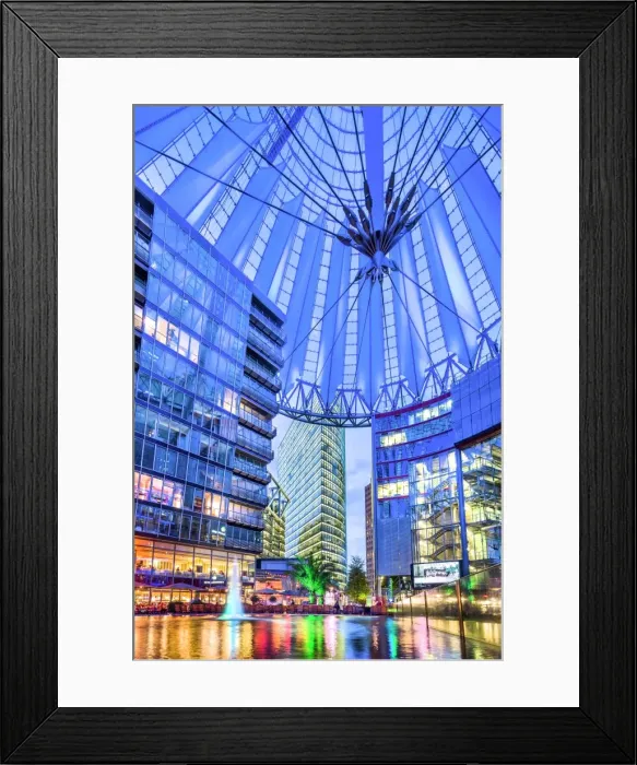 Framed Print : Interior, Potsdamer Platz, Berlin, Germany Framed Print : Interior, Potsdamer Platz, Berlin, Germany