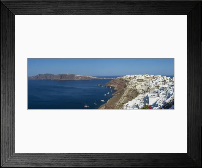 Framed Print : Oia, Santorini (Thira), Cyclades Islands, Greece