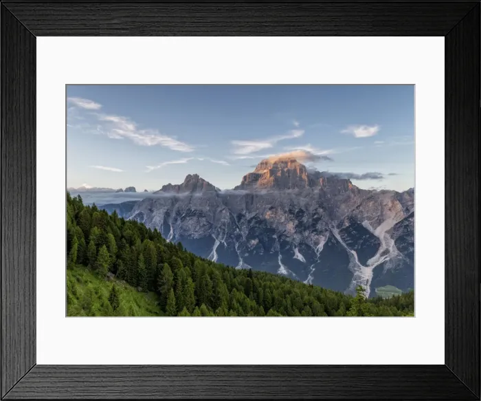 Framed Print : Group of Sorapis at sunset, San Vito di Cadore, Belluno district, Veneto, Italy, Europe Framed Print : Group of Sorapis at sunset, San Vito di Cadore, Belluno district, Veneto, Italy, Europe