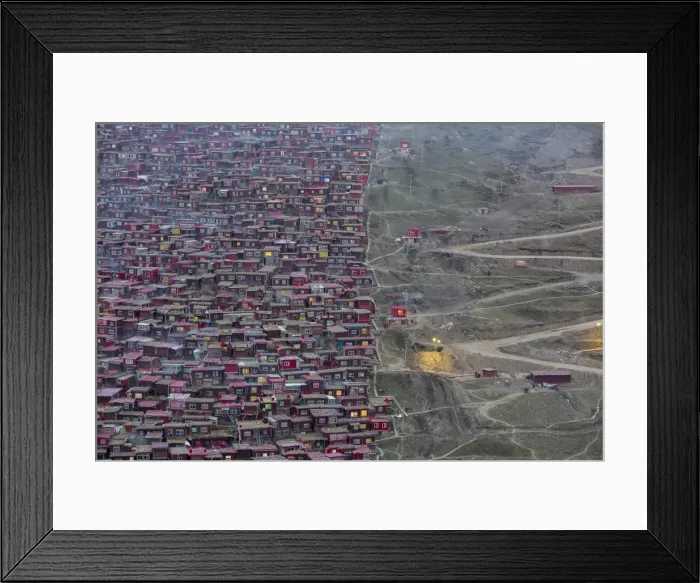 Framed Print : Asia, China, Sichuan, West Sichuan, Seda, Larung Gar, Buddhist College Framed Print : Asia, China, Sichuan, West Sichuan, Seda, Larung Gar, Buddhist College