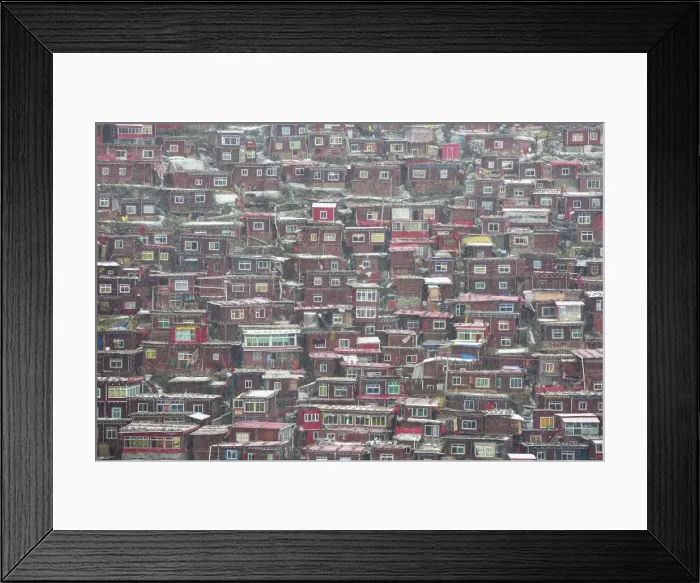 Framed Print : Asia, China, Sichuan, West Sichuan, Seda, Larung Gar, Buddhist College Framed Print : Asia, China, Sichuan, West Sichuan, Seda, Larung Gar, Buddhist College