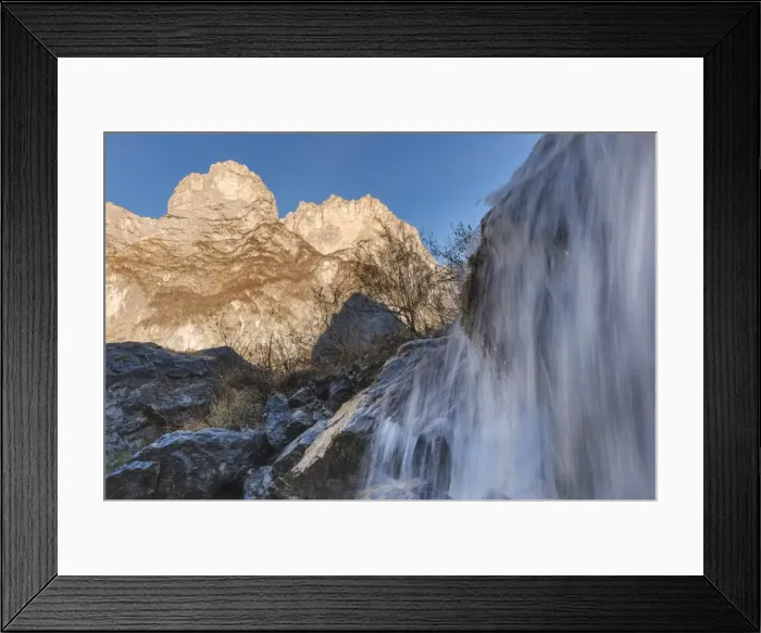 Framed Print : Europe, Italy, Veneto, Agordino, Taibon. The waterfall of Livinal in the San Lucano Framed Print : Europe, Italy, Veneto, Agordino, Taibon. The waterfall of Livinal in the San Lucano