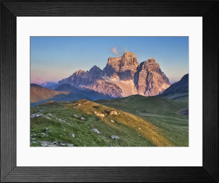 Framed Print : Monte Pelmo, Dolomites, San Vito di Cadore, Belluno, Veneto, Italy