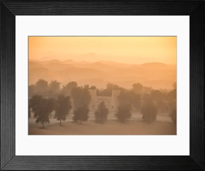 Framed Print : United Arab Emirates, Abu Dhabi, Al Ain, Remah Desert, Telal Resort Heritage Village Framed Print : United Arab Emirates, Abu Dhabi, Al Ain, Remah Desert, Telal Resort Heritage Village