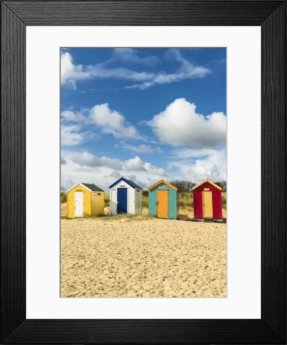 Framed Print : Beach huts, Southwold, Suffolk, UK Framed Print : Beach huts, Southwold, Suffolk, UK