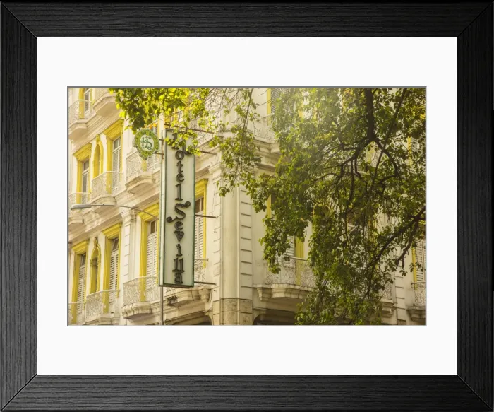 Framed Print : Hotel Sevilla, Prado, Havana, Cuba