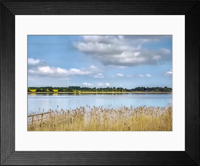 Framed Print : View over lake Ponitz, Scharbeutz, Baltic coast, Schleswig-Holstein, Germany Framed Print : View over lake Ponitz, Scharbeutz, Baltic coast, Schleswig-Holstein, Germany