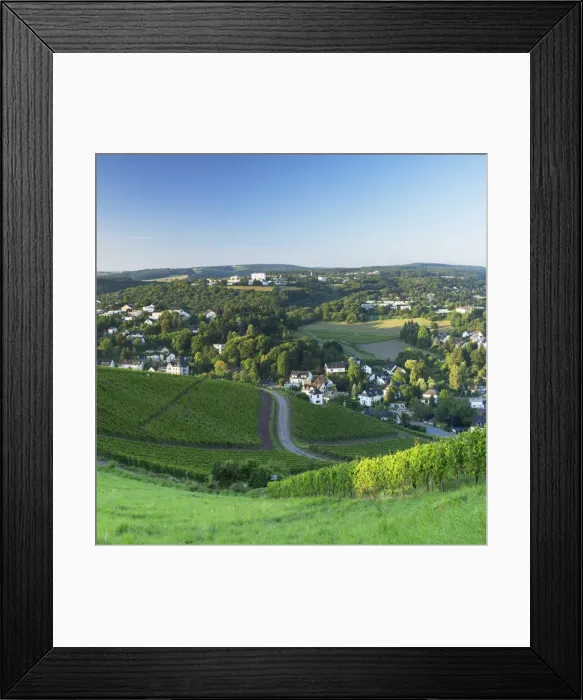 Framed Print : View of Trier at dawn, Trier, Rhineland-Palatinate, Germany Framed Print : View of Trier at dawn, Trier, Rhineland-Palatinate, Germany
