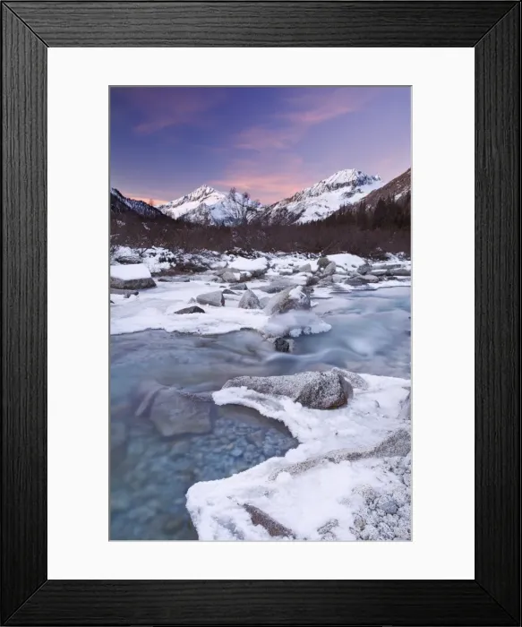 Framed Print : A sunrise in Fumo valley, into the Adamello-Brenta natural park, Trentino Alto Adige Framed Print : A sunrise in Fumo valley, into the Adamello-Brenta natural park, Trentino Alto Adige