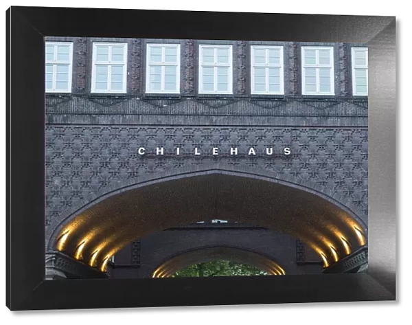 Chilehaus building in Kontorhausviertel area (UNESCO World Heritage Site), Hamburg