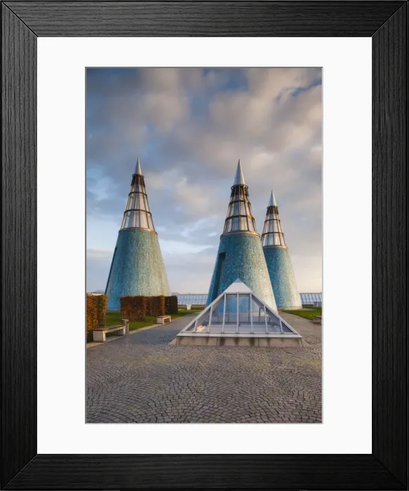 Framed Print : Germany, Nordrhein-Westfalen, Bonn, Museumsmeile, Bundeskunsthalle, museum of technology and art