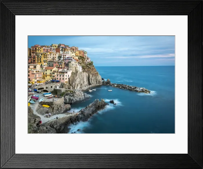 Framed Print : Europe, Italy, Liguria. Scenic view of Manarola, Cinque Terre Framed Print : Europe, Italy, Liguria. Scenic view of Manarola, Cinque Terre