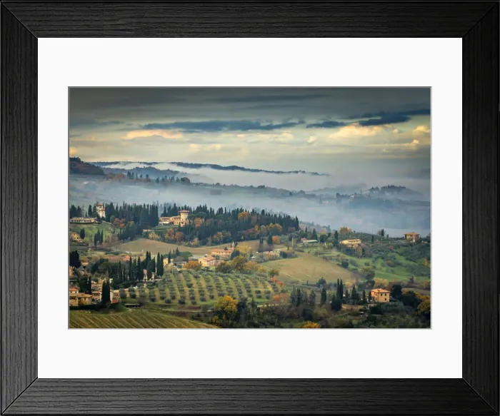 Framed Print : Europe, Italy, Tuscany. View from San Gimignano Framed Print : Europe, Italy, Tuscany. View from San Gimignano