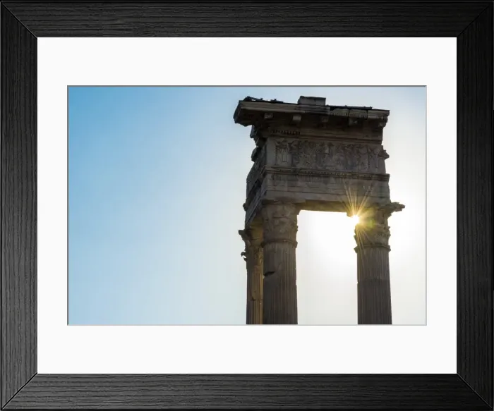Framed Print : Europe, Italy, Rome. Temple of Apollo Sosiano