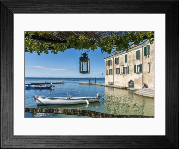Framed Print : Europe, Italy, Veneto. Punta San Vigilio at Garda lake Framed Print : Europe, Italy, Veneto. Punta San Vigilio at Garda lake