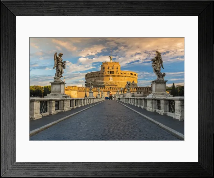 Framed Print : Castel Sant Angelo or Mausoleum of Hadrian, Rome, Lazio, Italy Framed Print : Castel Sant Angelo or Mausoleum of Hadrian, Rome, Lazio, Italy