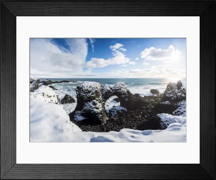 Framed Print : Arnarstapi, Snaefellsnes Peninsula, Western Iceland, Iceland Framed Print : Arnarstapi, Snaefellsnes Peninsula, Western Iceland, Iceland