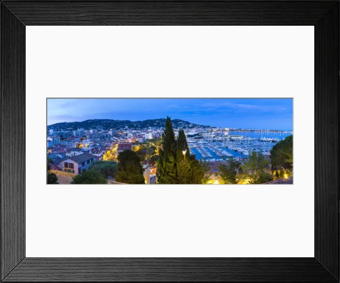 Framed Print : Le Vieux Port, Cannes, Alpes-Maritimes, Provence-Alpes-Cote D Azur, French Riviera