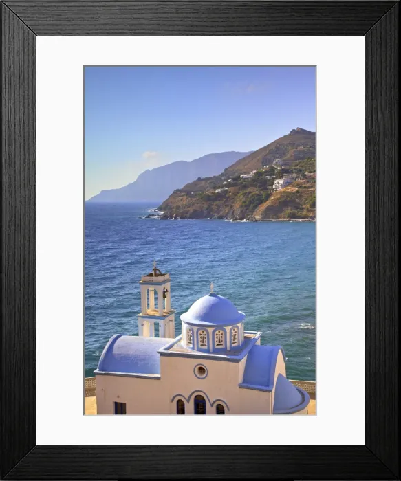 Framed Print : Church At Kantouni, Kalymnos, Dodecanese, Greek Islands, Greece, Europe Framed Print : Church At Kantouni, Kalymnos, Dodecanese, Greek Islands, Greece, Europe
