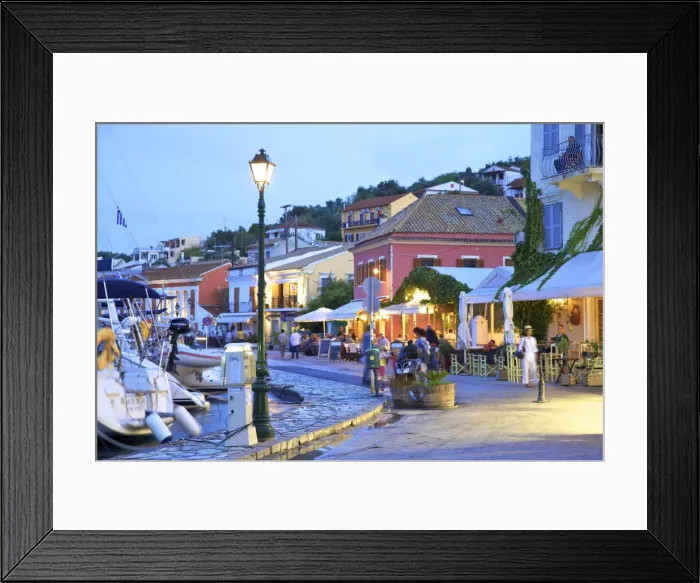 Framed Print : Gaios Harbour, Paxos, The Ionian Islands, Greek Islands, Greece, Europe Framed Print : Gaios Harbour, Paxos, The Ionian Islands, Greek Islands, Greece, Europe
