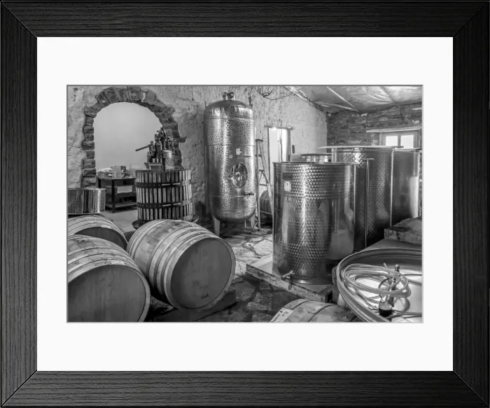Framed Print : Africa, Namibia, Neuras Farm. Quality control of the fermenting must Framed Print : Africa, Namibia, Neuras Farm. Quality control of the fermenting must