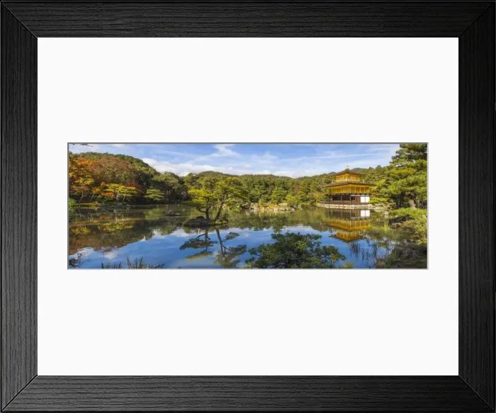 Framed Print : Japan, Kyoto, Kinkaku-ji, -The Golden Pavilion officially named Rokuon-ji Framed Print : Japan, Kyoto, Kinkaku-ji, -The Golden Pavilion officially named Rokuon-ji