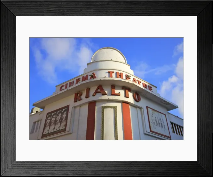 Framed Print : Art Deco Rialto Cinema, Casablanca, Morocco, North Africa Framed Print : Art Deco Rialto Cinema, Casablanca, Morocco, North Africa