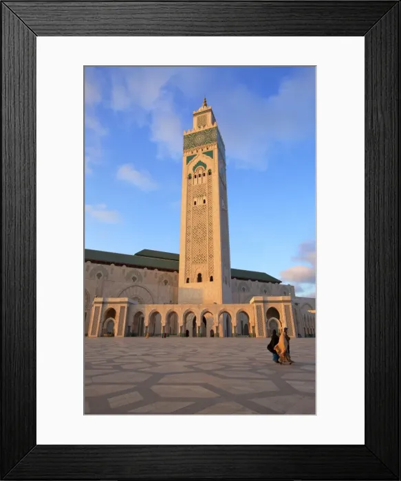 Framed Print : Exterior of Hassan ll Mosque, Casablanca, Morocco, North Africa