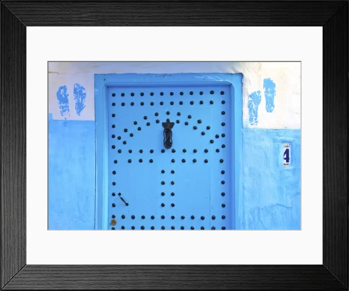 Framed Print : Traditional Moroccan Decorative Door, Rabat, Morocco, North Africa Framed Print : Traditional Moroccan Decorative Door, Rabat, Morocco, North Africa