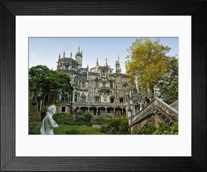 Framed Print : The Palace in the Quinta da Regaleira, by the architect Luigi Manini (1900). Sintra Framed Print : The Palace in the Quinta da Regaleira, by the architect Luigi Manini (1900). Sintra