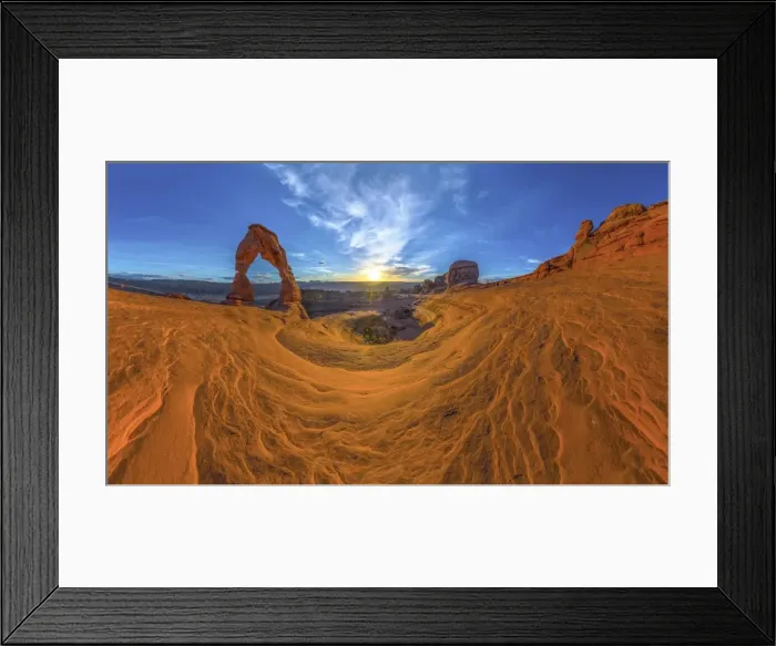 Framed Print : USA, Utah, Moab, Arches National Park, Delicate Arch Framed Print : USA, Utah, Moab, Arches National Park, Delicate Arch