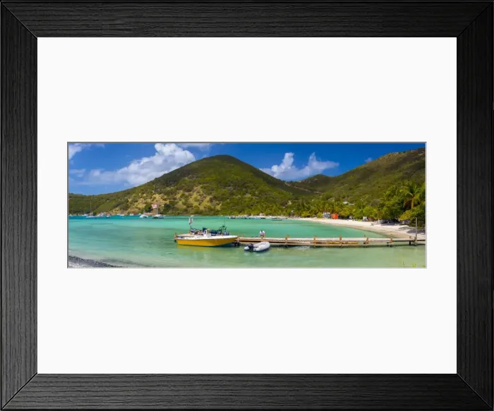 Framed Print : Caribbean, British Virgin Islands, Jost Van Dyke, Great Harbour Framed Print : Caribbean, British Virgin Islands, Jost Van Dyke, Great Harbour