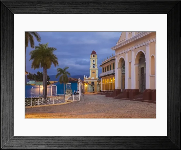 Framed Print : Cuba, Trinidad, Plaza Mayor, Museum Romantico and Museo National de la Lucha Contra Bandidos - former convent of San Francisco de Asísi Framed Print : Cuba, Trinidad, Plaza Mayor, Museum Romantico and Museo National de la Lucha Contra Bandidos - former convent of San Francisco de Asísi